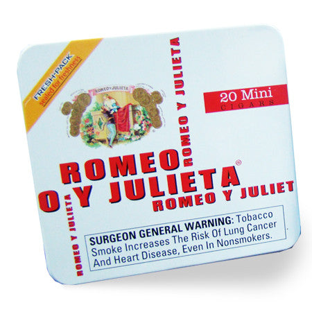Romeo Y Julieta 1875 Minis Original White tin of 20